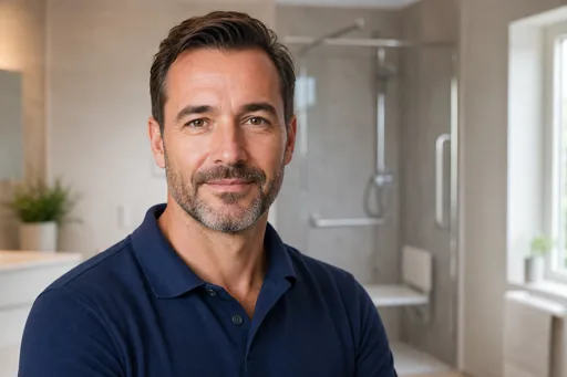 Luc Delmotte, installateur de douche sécurisée en Belgique