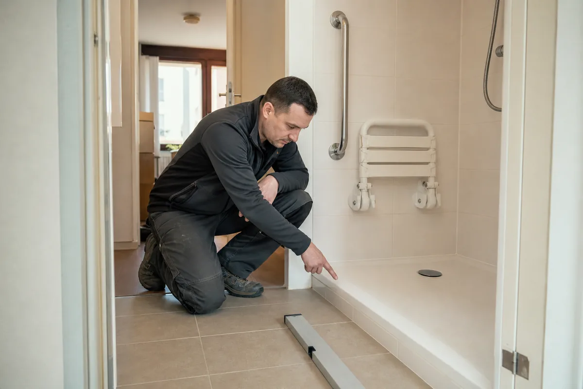 Douche PMR en appartement : les pièges