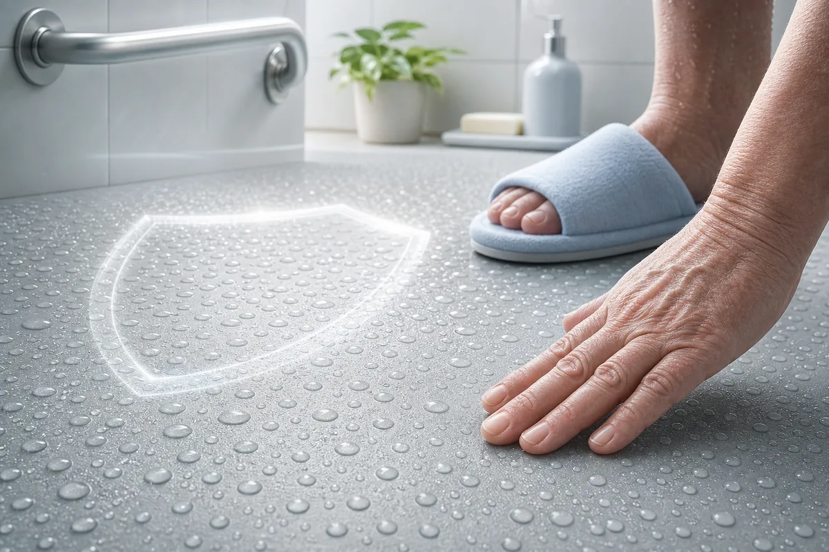 Sol antidérapant dans une douche senior : les détails à regarder avant la pose